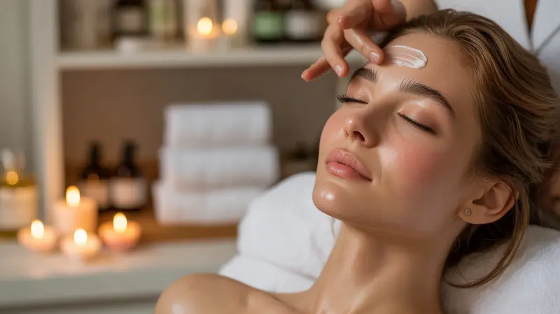 Professional brightening facial treatment with serum application at Royal Glow Beauty spa in Boardman, Ohio - dark spot reduction and hyperpigmentation therapy